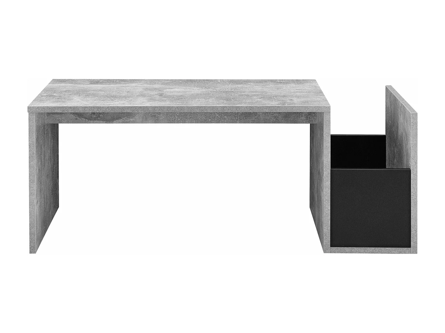 Table basse pour salon grise 90 x 45 x 35 cm 03_0006168