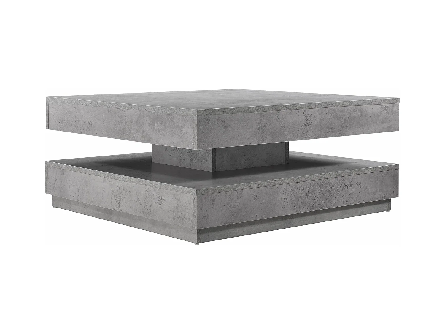 Table basse avec plateau bois marron 76 x 76 x 38 cm 03_0004128