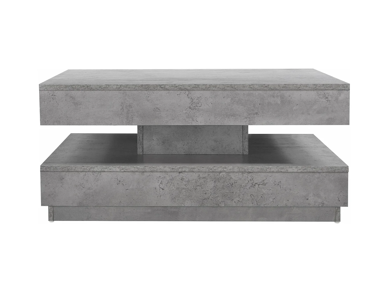 Table basse avec plateau bois marron 76 x 76 x 38 cm 03_0004128