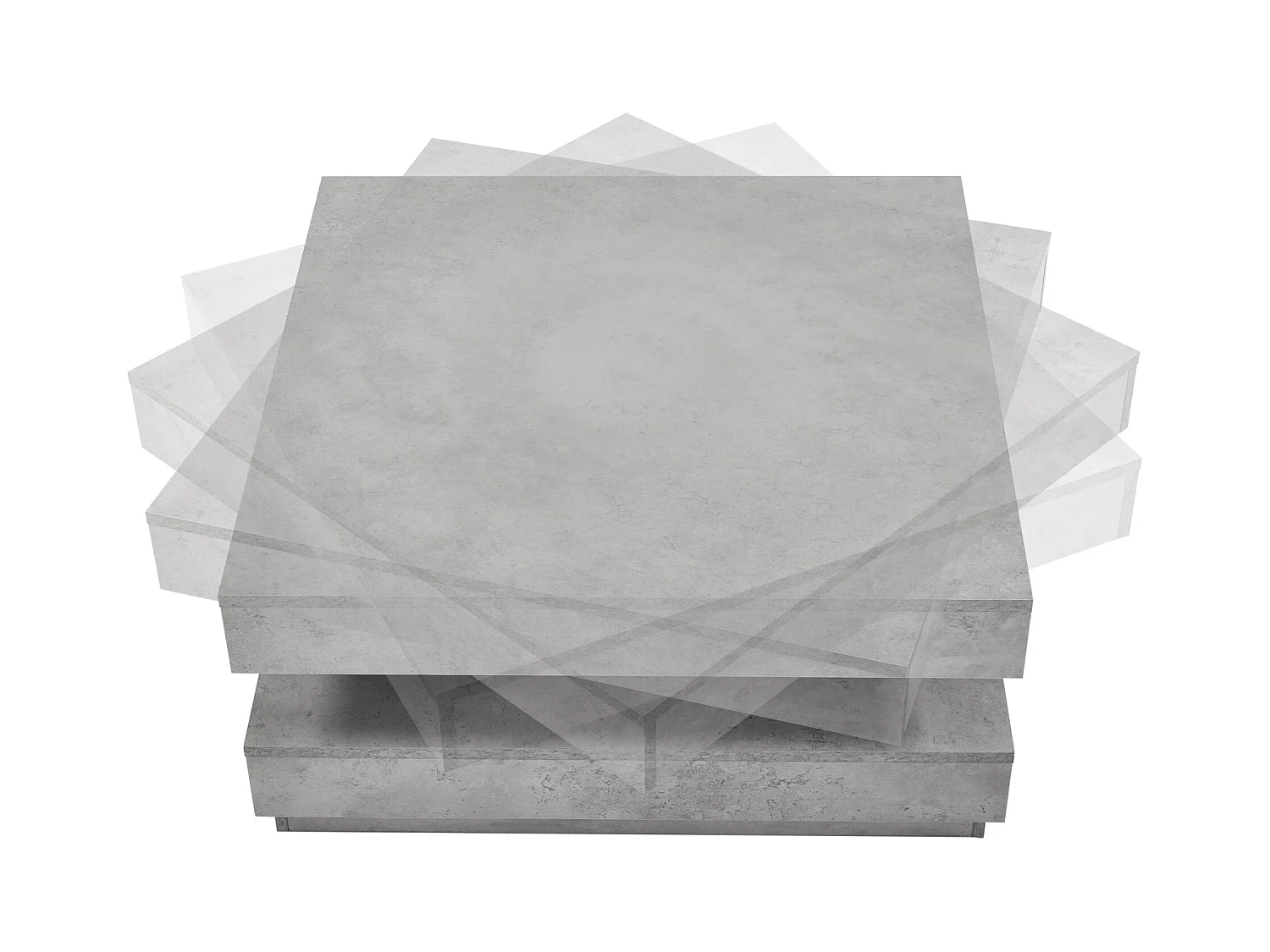 Table basse avec plateau bois marron 76 x 76 x 38 cm 03_0004128