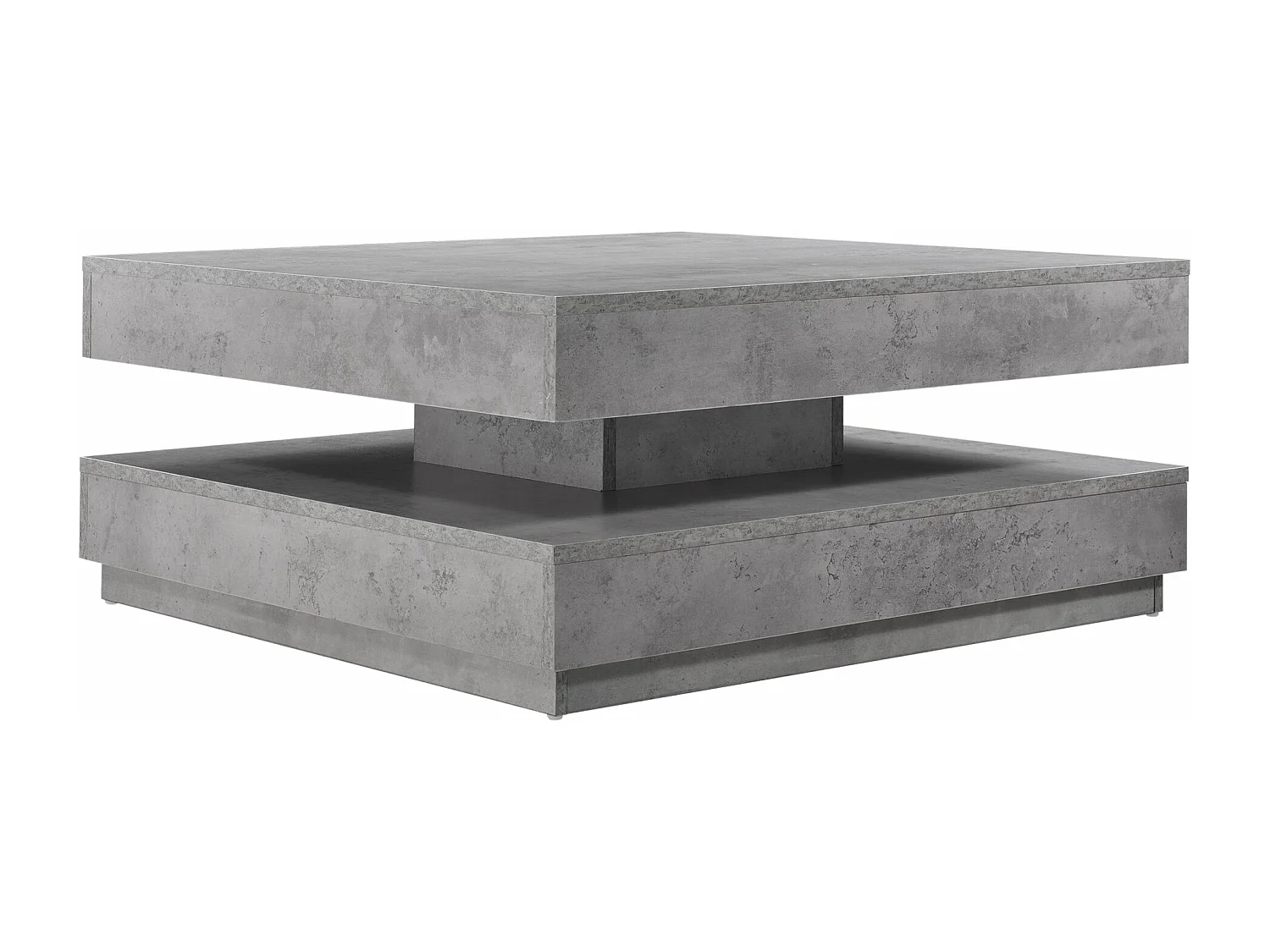 Table basse avec plateau bois marron 76 x 76 x 38 cm 03_0004128