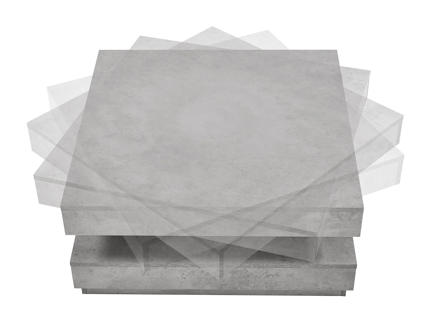 Table basse avec plateau bois marron 76 x 76 x 38 cm 03_0004128