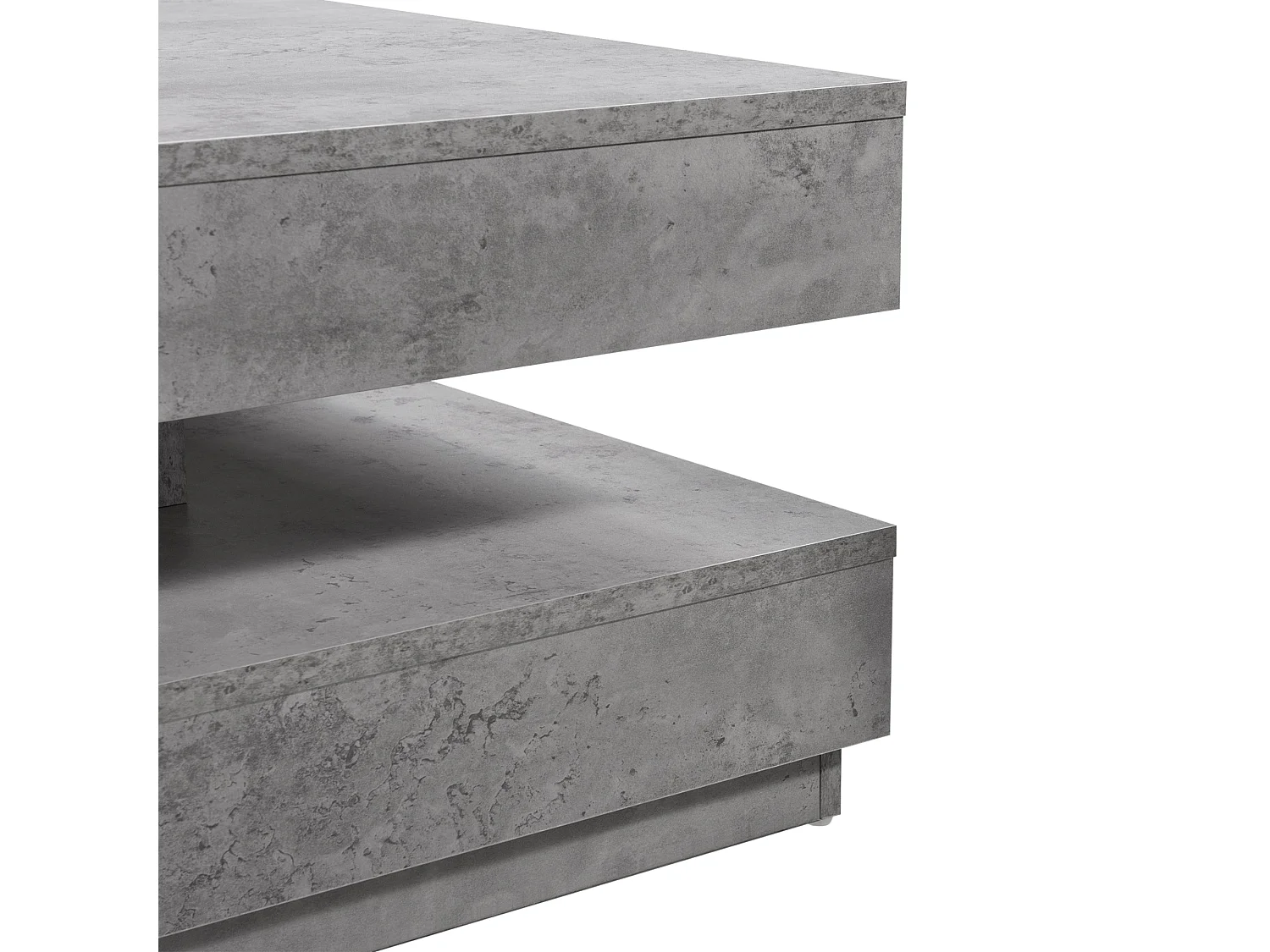 Table basse avec plateau bois marron 76 x 76 x 38 cm 03_0004128