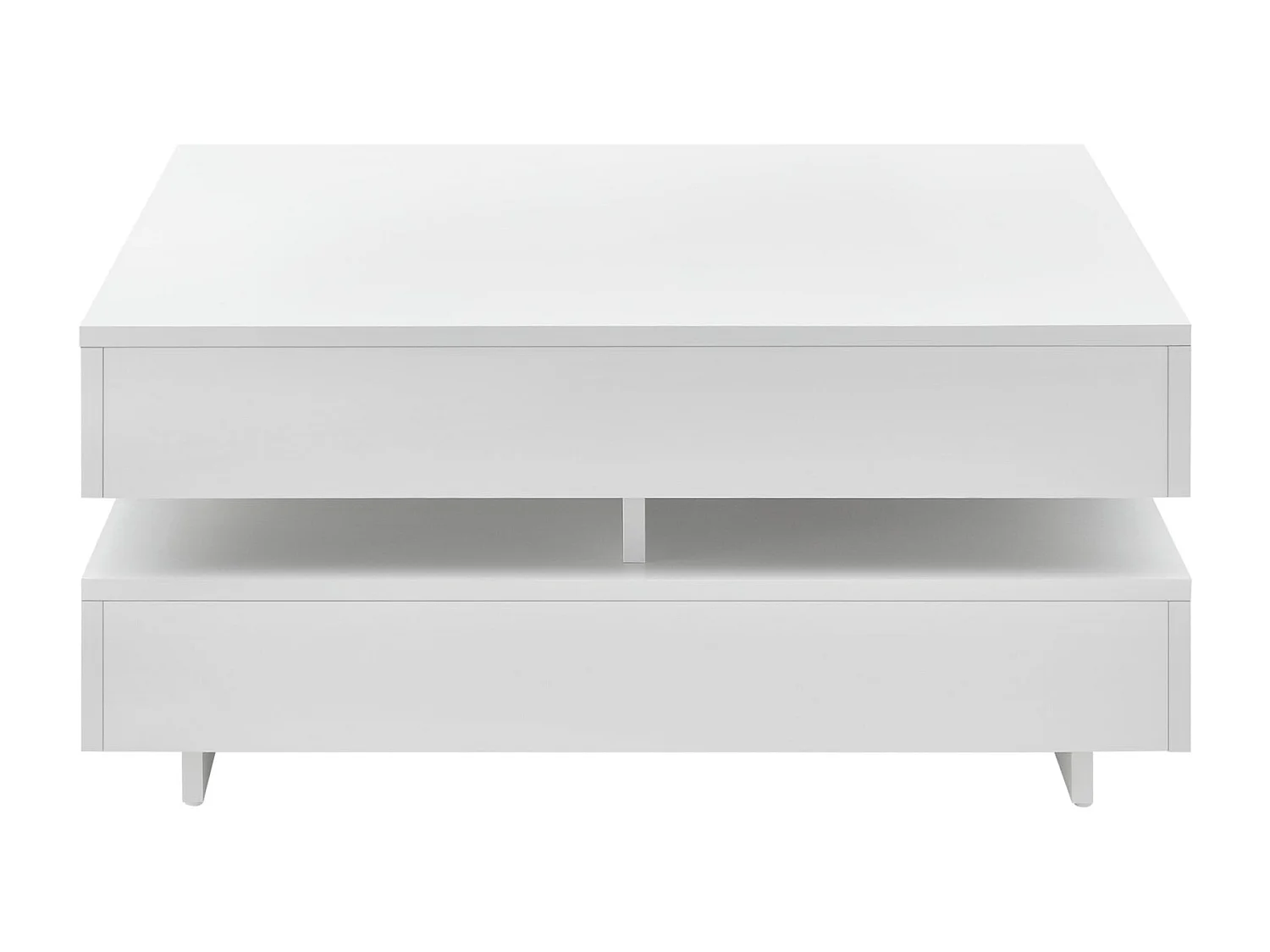 Table basse de salon blanche 75 x 75 x 35.5 cm 03_0006141