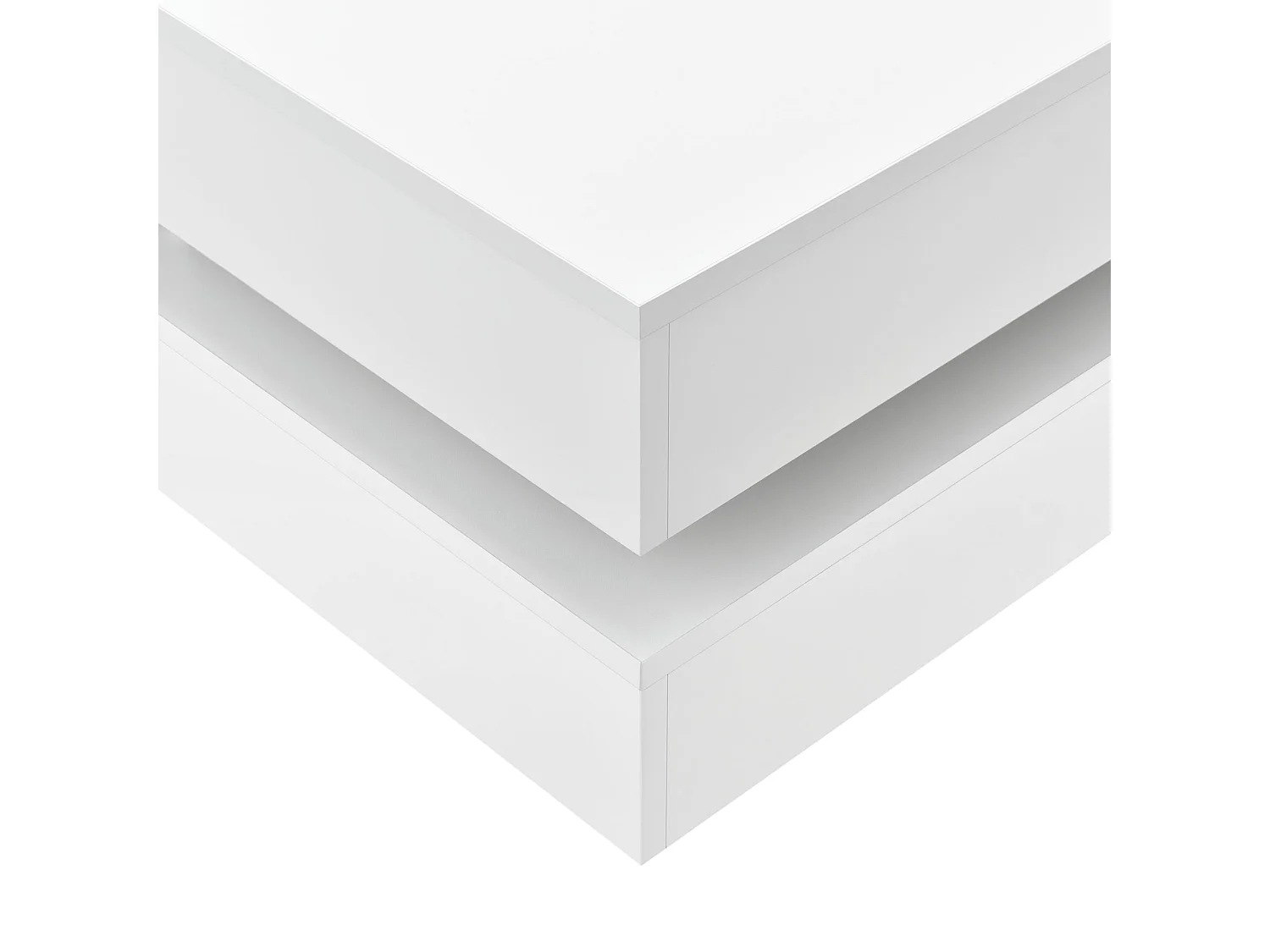 Table basse de salon blanche 75 x 75 x 35.5 cm 03_0006141