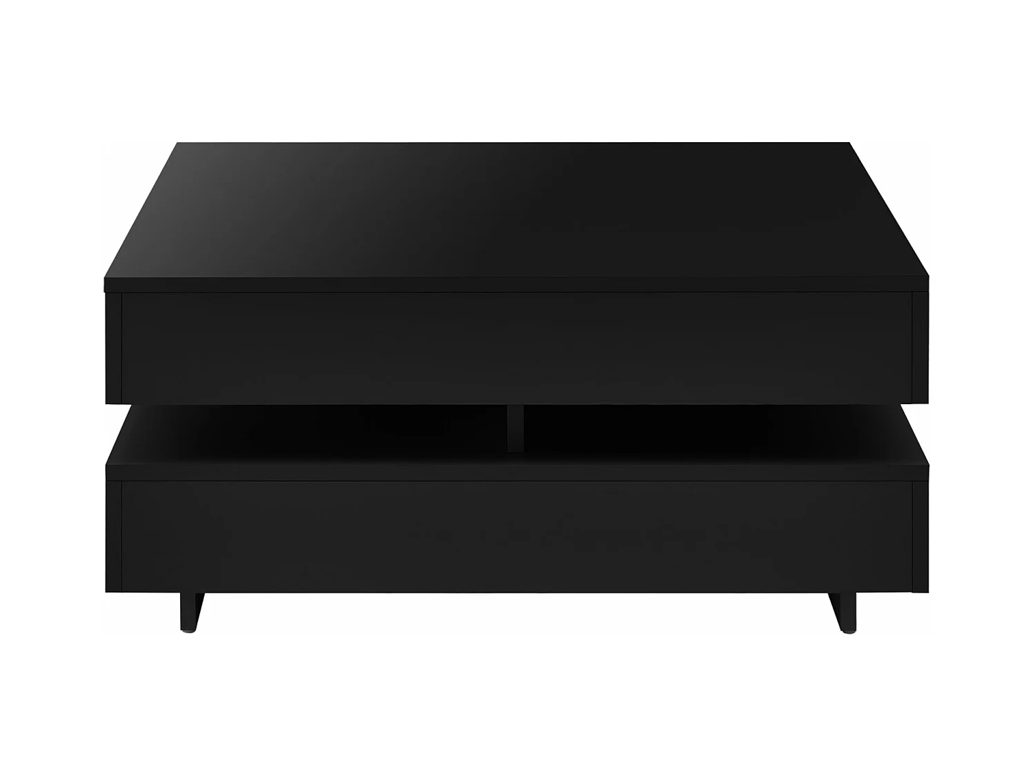 Table basse de salon noire 75 x 75 x 35.5 cm 03_0006142