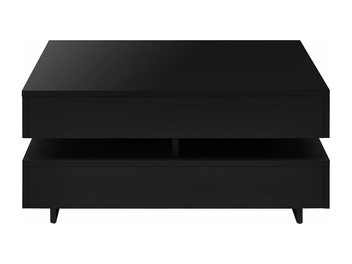 Table basse de salon noire 75 x 75 x 35.5 cm 03_0006142