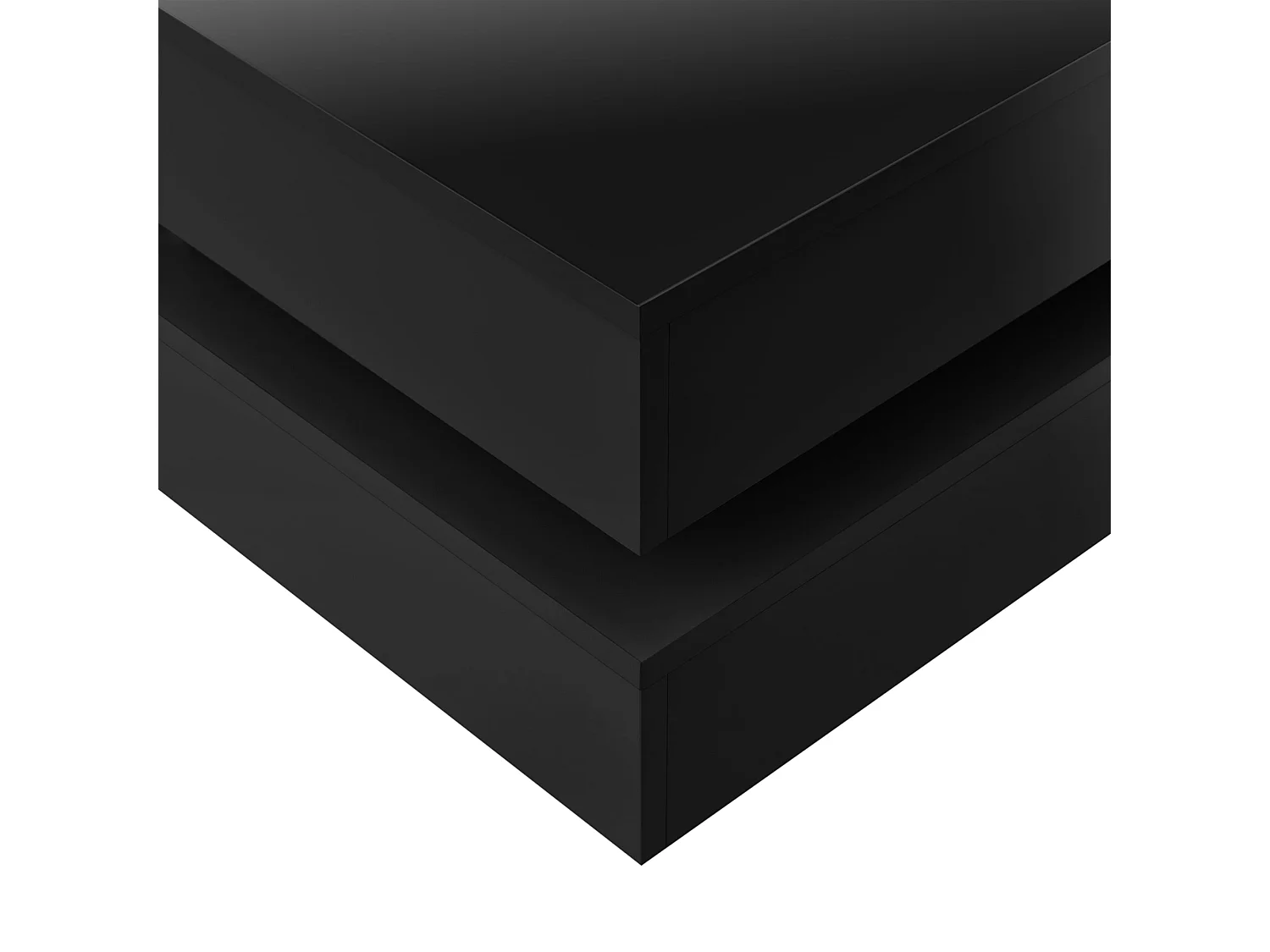 Table basse de salon noire 75 x 75 x 35.5 cm 03_0006142