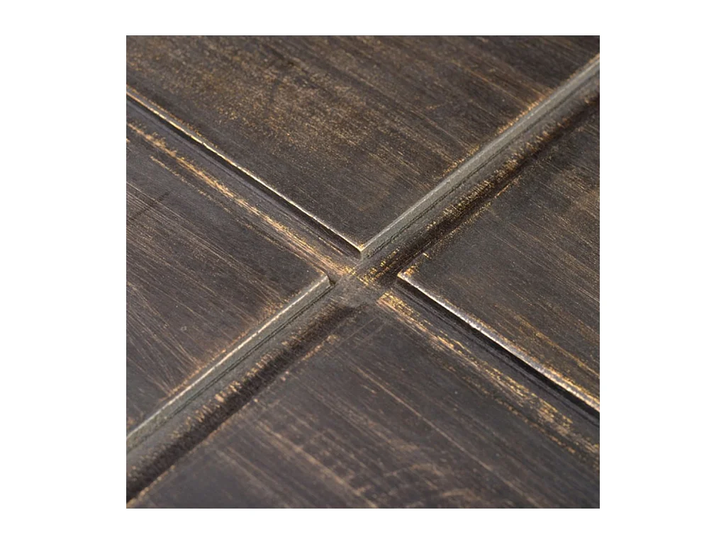 Table basse de salon bois marron 68 x 68 x 30 cm 0902025