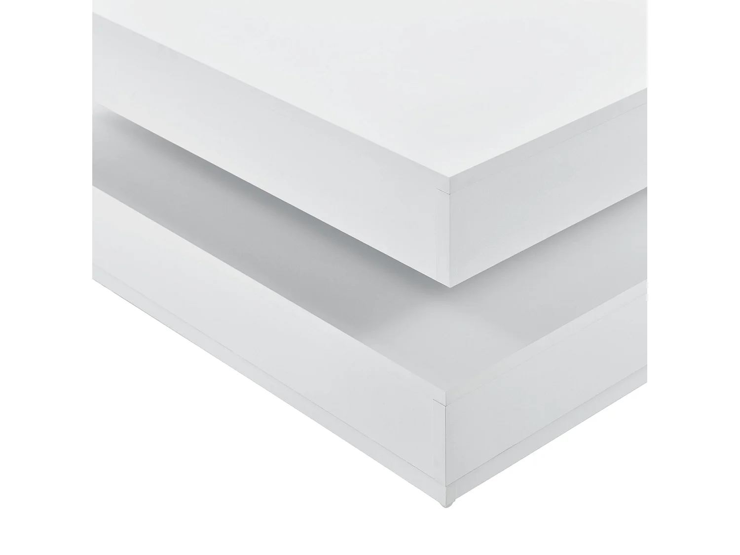 Table basse avec plateau bois blanche 76 x 76 x 38 cm 03_0004126