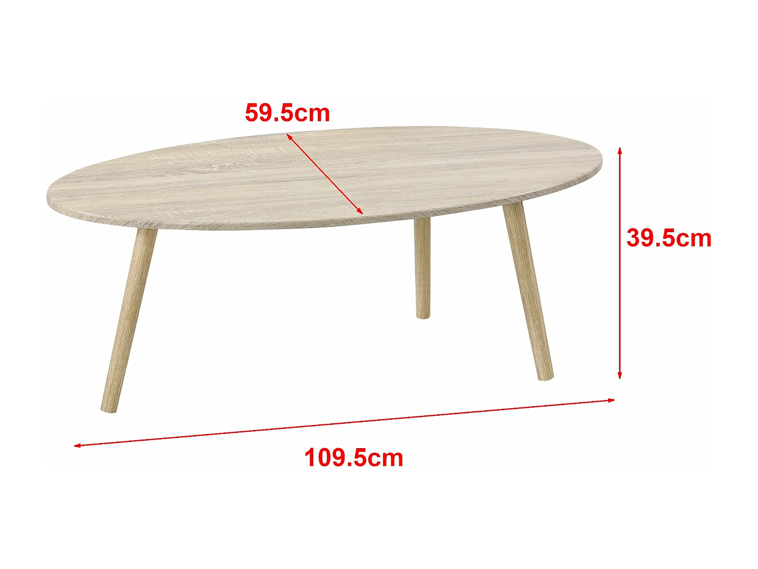 Table basse pour salon effet bois beige 109.5 x 59.5 x 39.5 cm 03_0006155