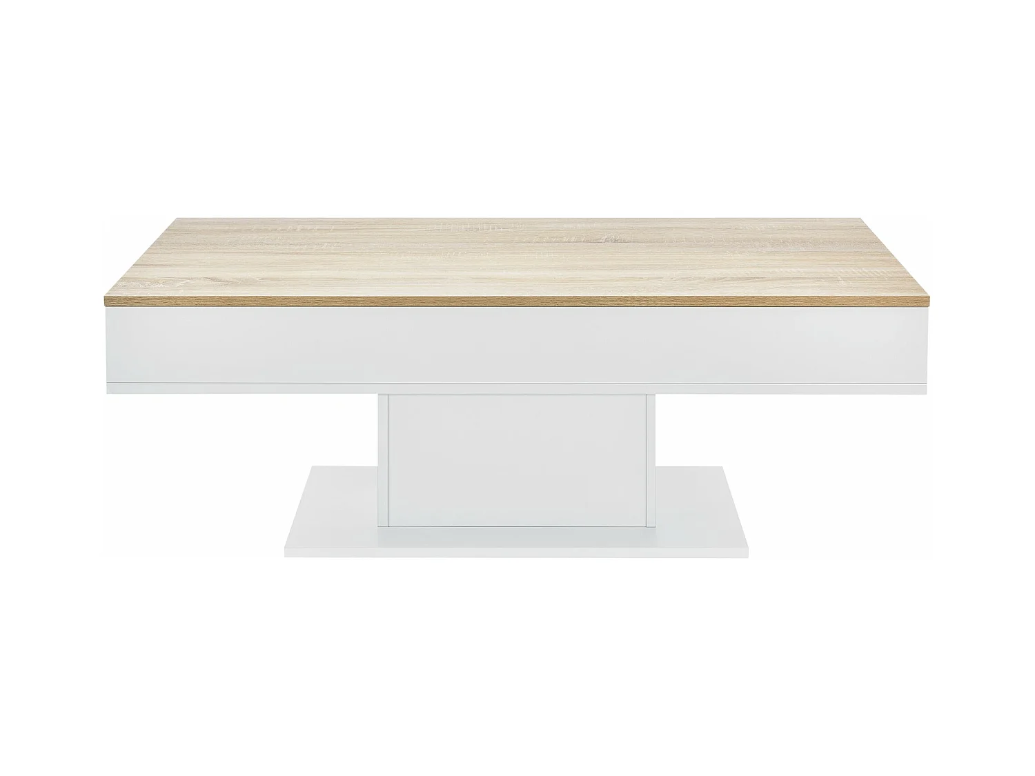 Table basse de salon blanche 110 x 60 x 40 cm 03_0006148