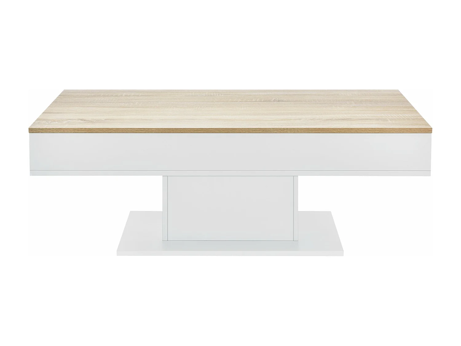Table basse de salon blanche 110 x 60 x 40 cm 03_0006148
