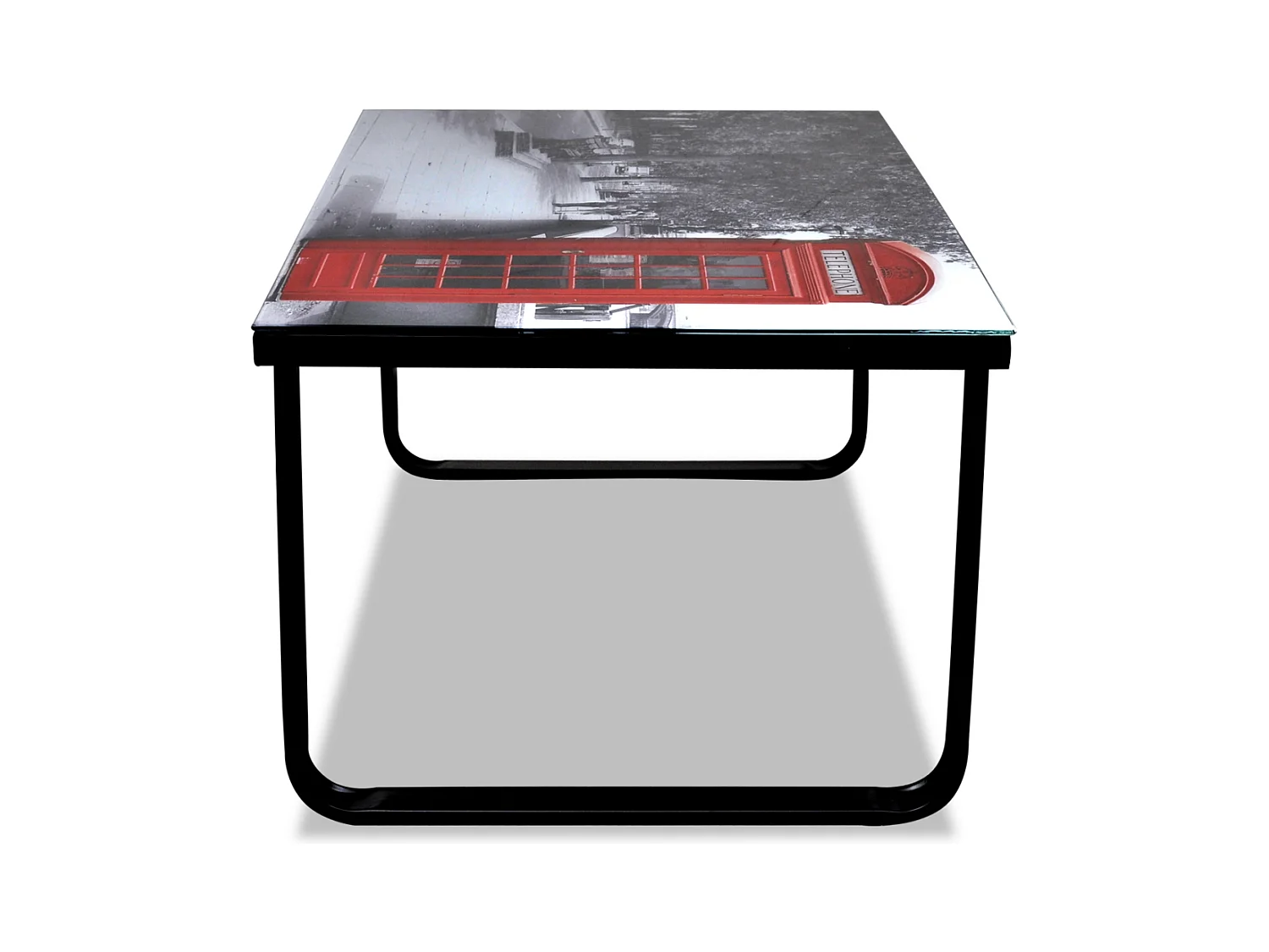 Table basse de salon verre 90 x 45 x 32 cm 0902030