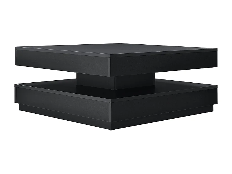 Table basse avec plateau bois marron 76 x 76 x 38 cm 03_0004129