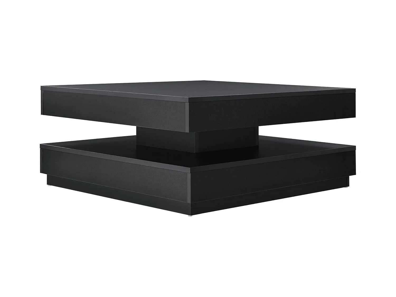 Table basse avec plateau bois marron 76 x 76 x 38 cm 03_0004129