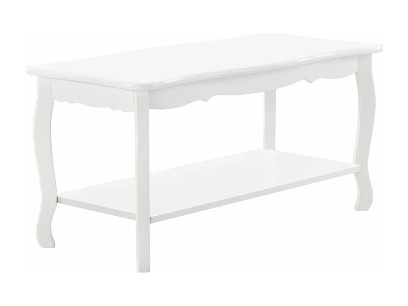 Table basse de salon effet bois blanche 87.5 x 40 x 42 cm 03_0004159