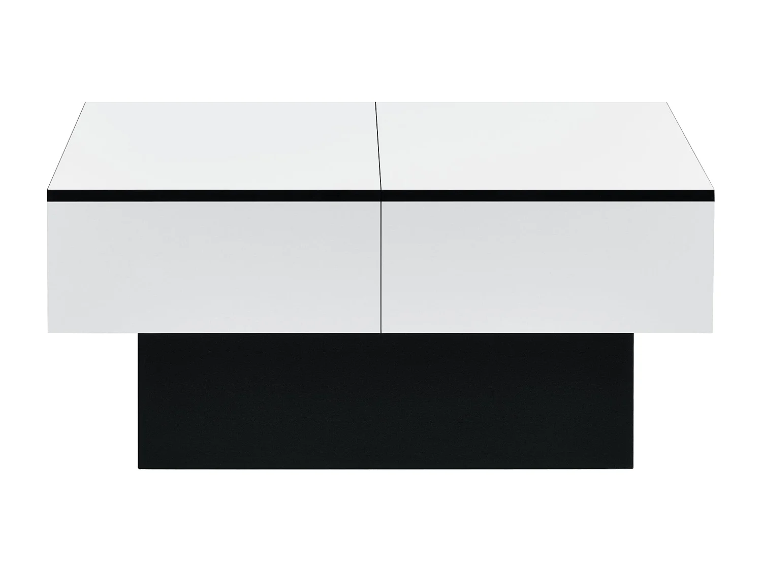 Table basse de salon blanche 80 x 60 x 40 cm 03_0006150