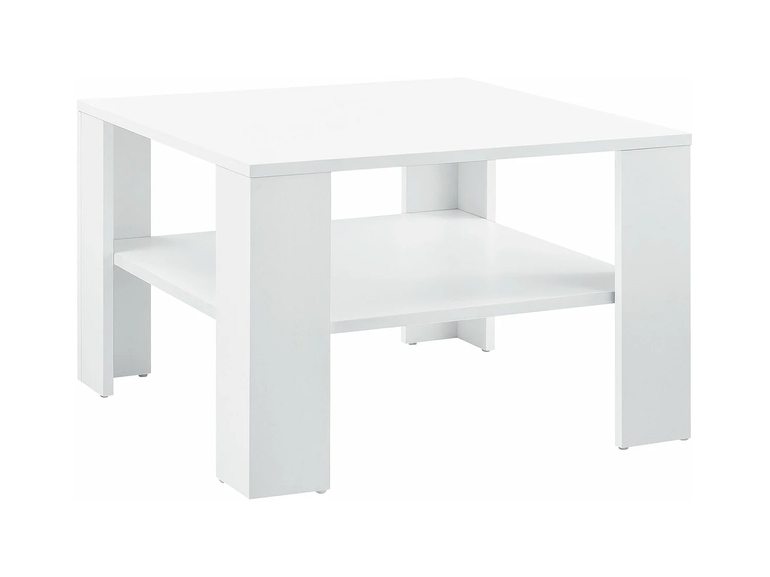 Table basse de salon blanche 60 x 60 x 40 cm 03_0004160