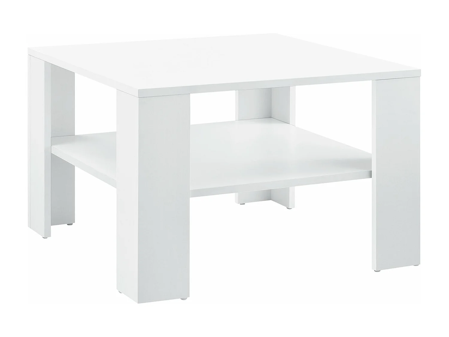 Table basse de salon blanche 60 x 60 x 40 cm 03_0004160