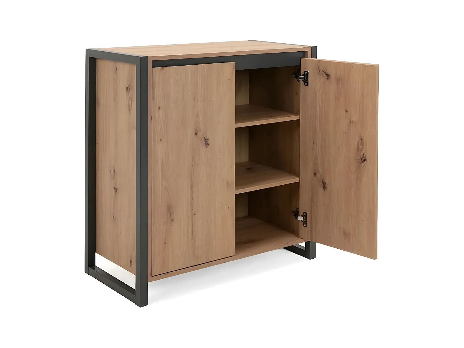 Kast Denver 1 artisan eikenkleurig en antracietgrijs