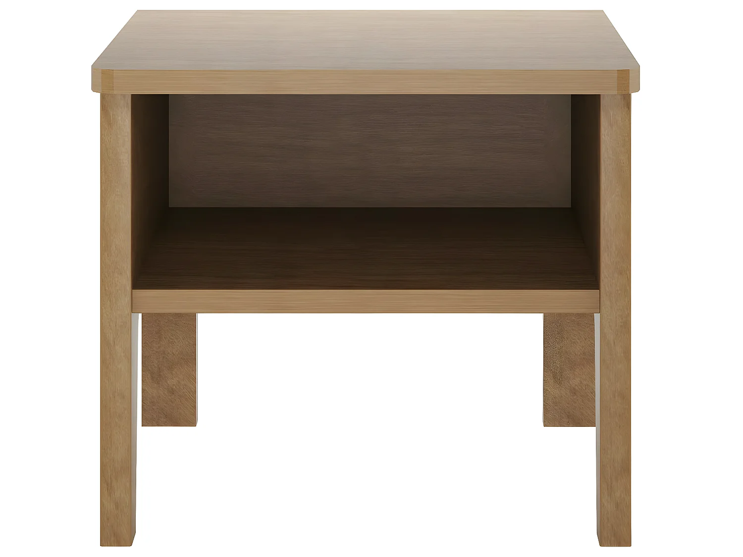 Table de chevet en placage chêne - Nova