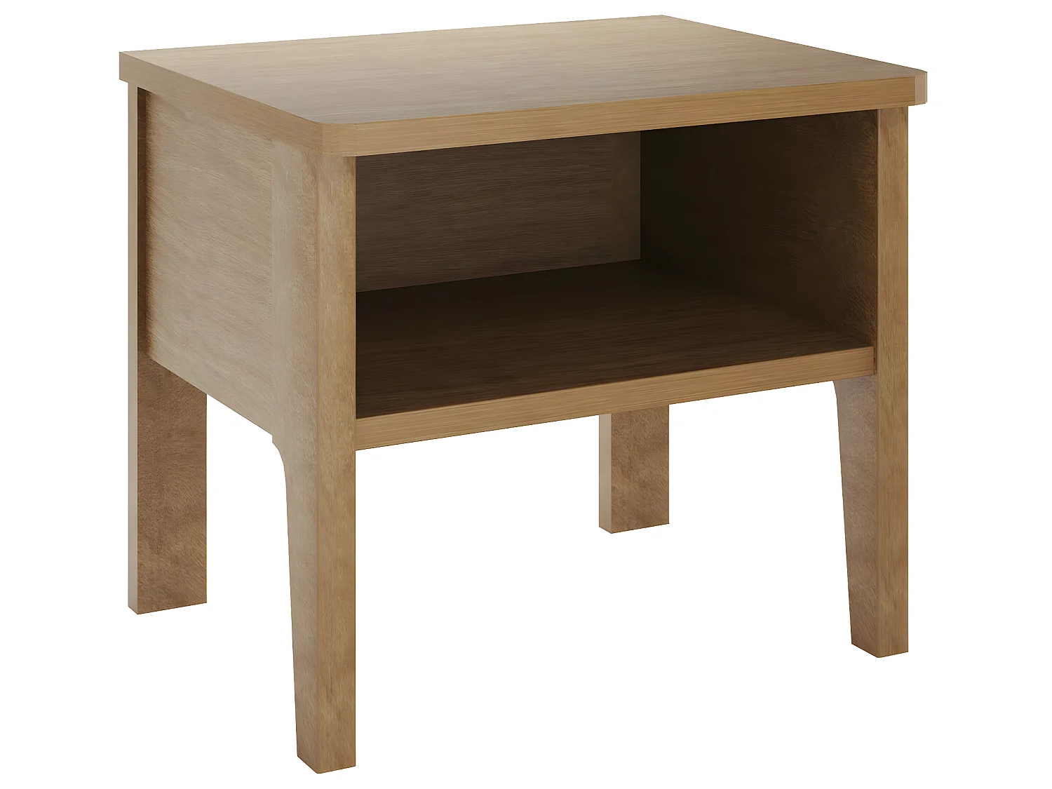 Table de chevet en placage chêne - Nova