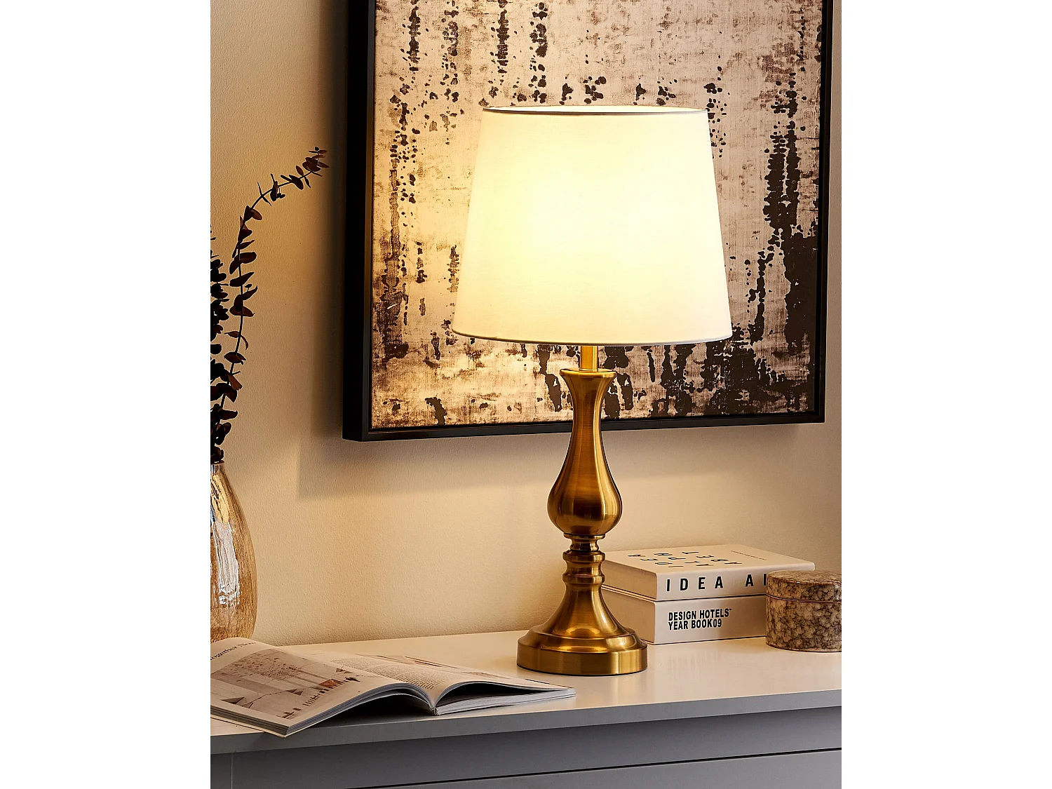 Lampe à poser HODMO Métal Doré