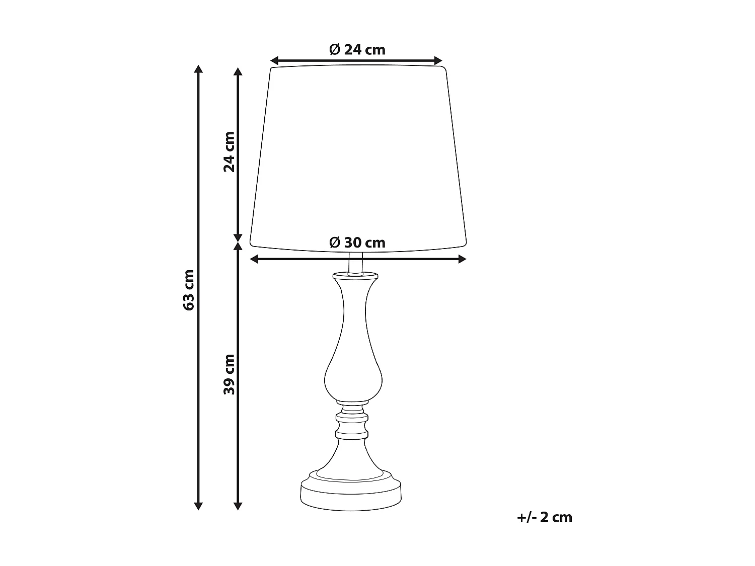 Lampa stołowa HODMO Metal Złoty
