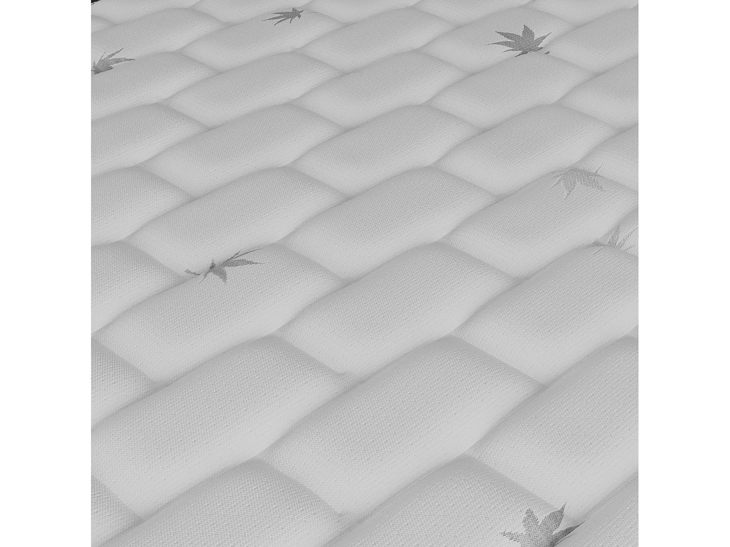Ensemble 160x200 cm, lit avec tête de lit + matelas ressorts ensachés, ép. 25cm à mémoire de forme