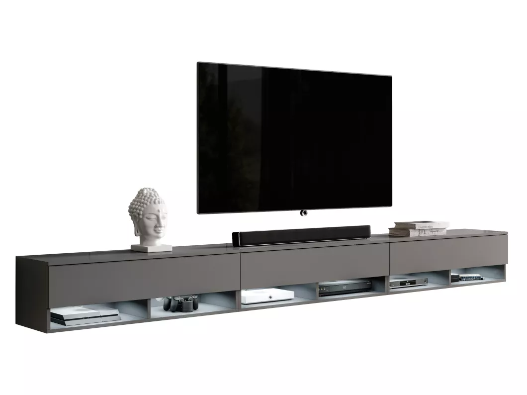 Kauf Unique TV Lowboard ALYX 300 Anthrazit mit LED