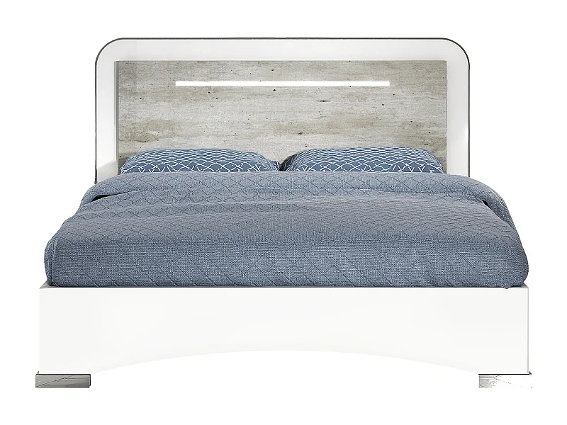 GOYA - Lit 160x200 cm avec Eclairage Led