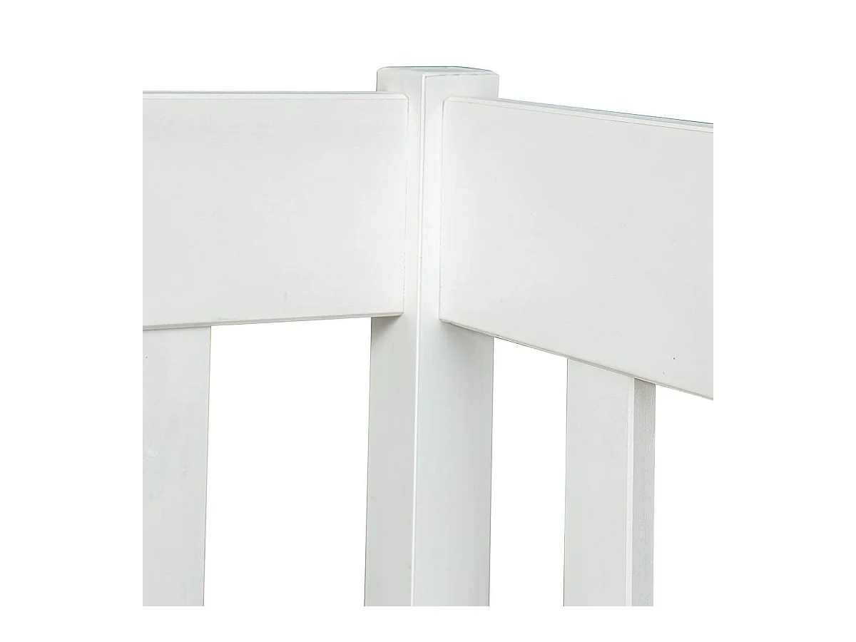 MATHEUS - Banquette-Lit 90x200cm Vernis Blanc