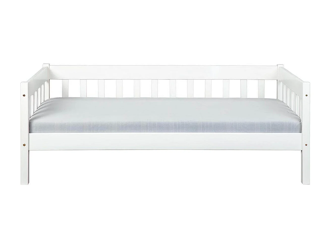 MATHEUS - Banquette-Lit 90x200cm Vernis Blanc