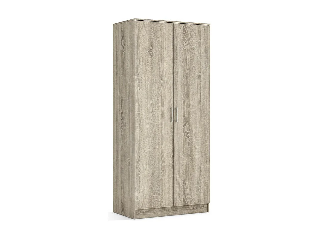 Kast met 2 deuren REY kleur sonoma eiken – 80 x 180 x 50 cm