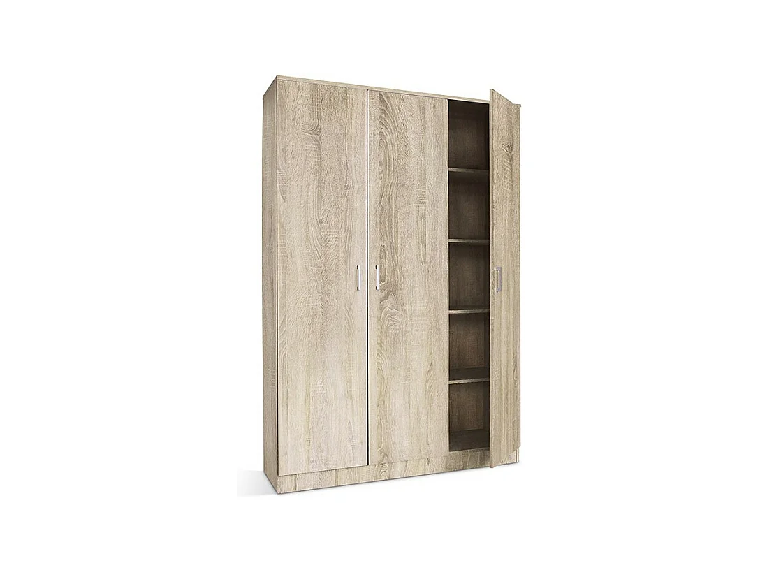 Coleção Guarda-Roupa REY. Armário com 3 portas ideal para o seu hall de entrada, lavanderia ou banheiro.