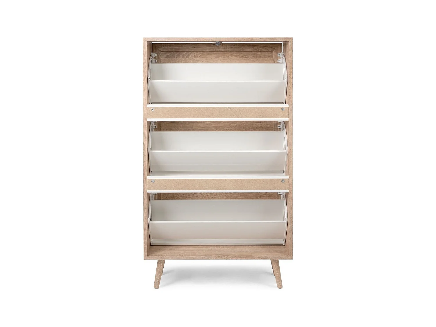 Rangement Chaussures 3 portes L70 cm - Impression Rotin - BALI