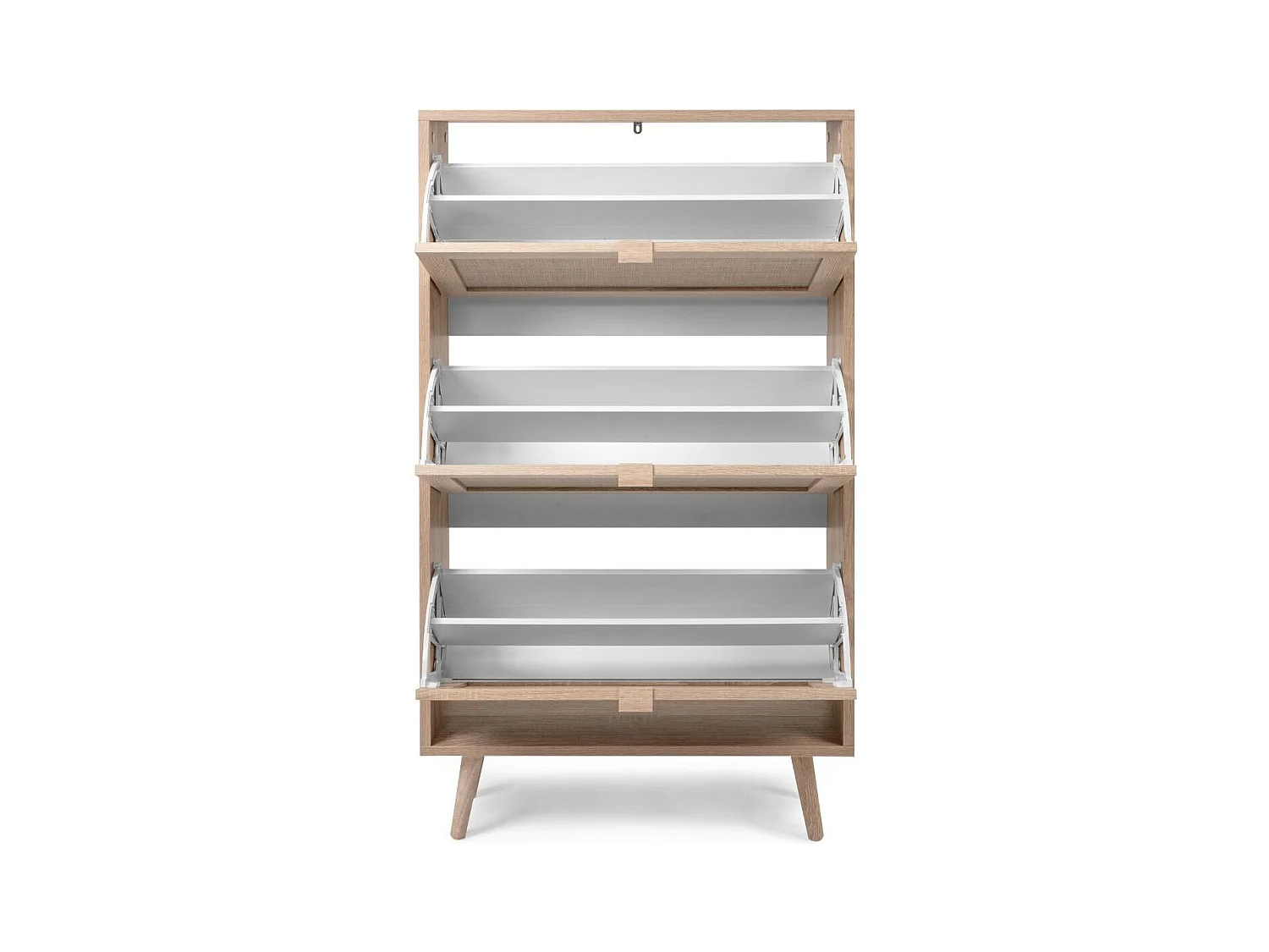 Rangement Chaussures 3 portes L70 cm - Impression Rotin - BALI