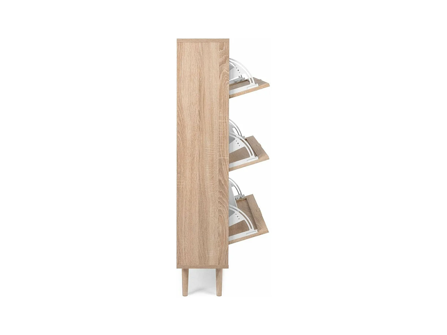 Rangement Chaussures 3 portes L70 cm - Impression Rotin - BALI