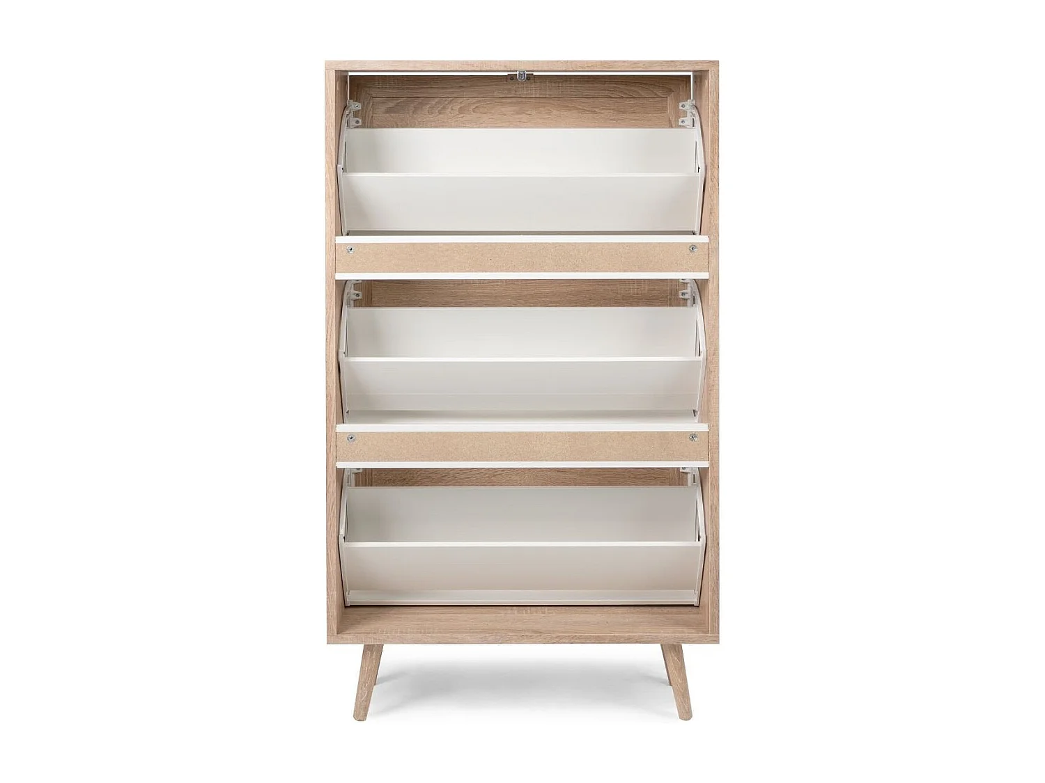 Rangement Chaussures 3 portes L70 cm - Impression Rotin - BALI