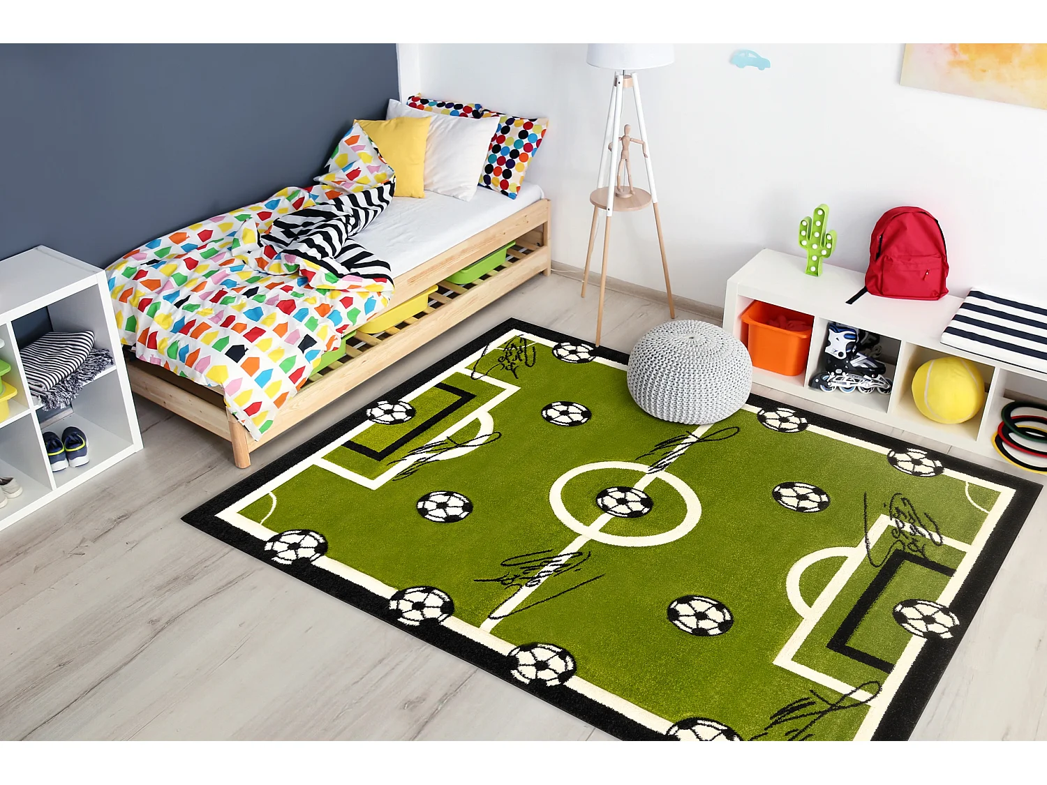 Tapijt PILLY 8366 - groen speeltuin 120x170 cm