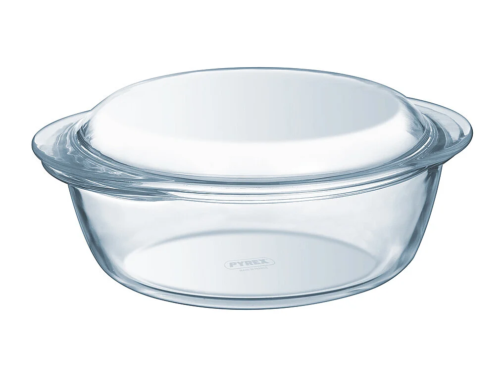 Cacerola de vidrio Essentials Pyrex forma redonda con tapa 1,4L