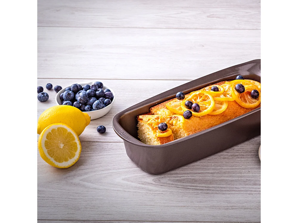 Molde de plum cake Asimetría Pyrex con bordes antiadherente inox 30 cm