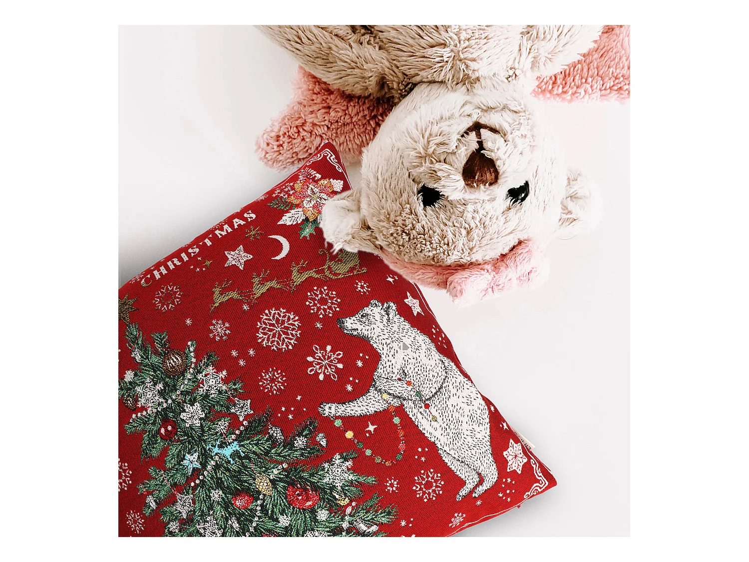 Housse de coussin 45x45 cm DADDY Rouge