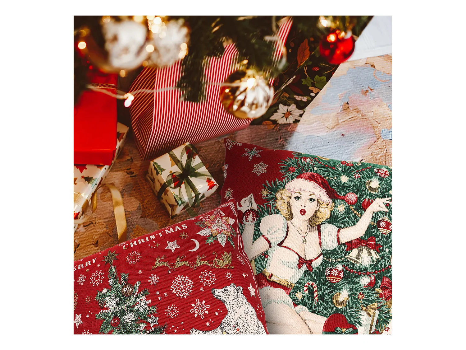 Housse de coussin 45x45 cm DADDY Rouge