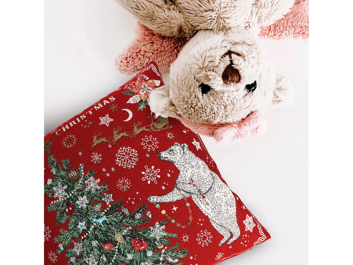 Housse de coussin 45x45 cm DADDY Rouge