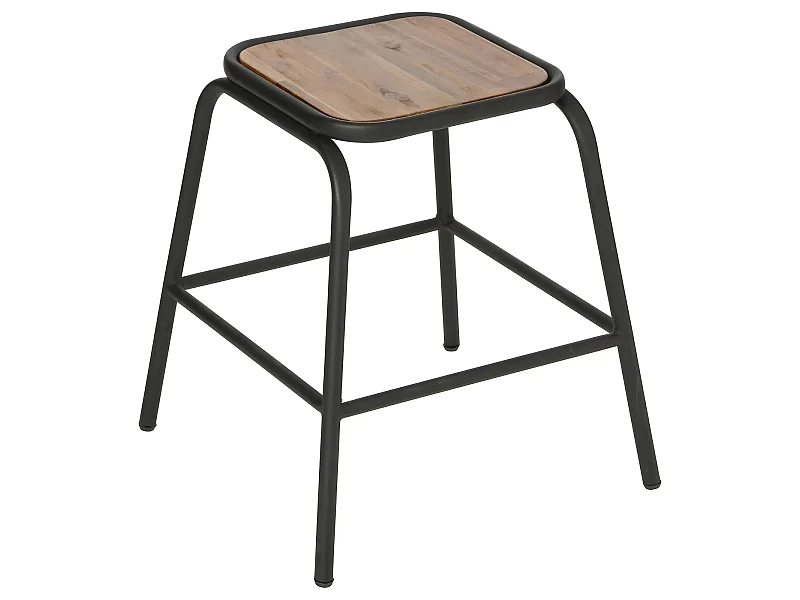Tabouret "Edena" 46cm Marron