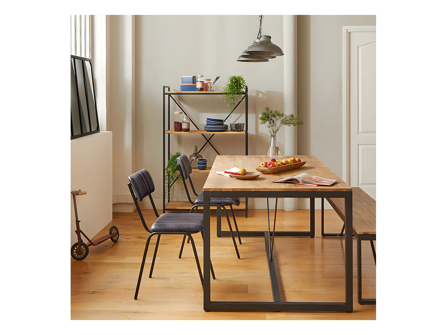 Tabouret "Edena" 46cm Marron