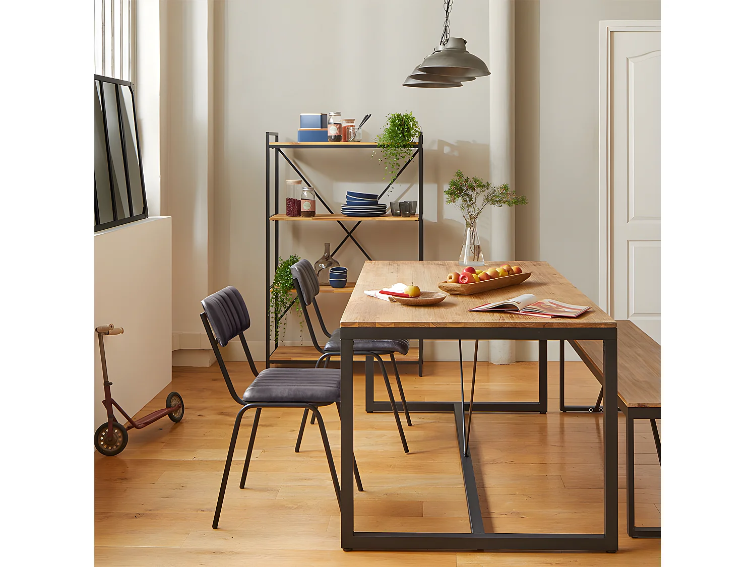 Tabouret "Edena" 46cm Marron