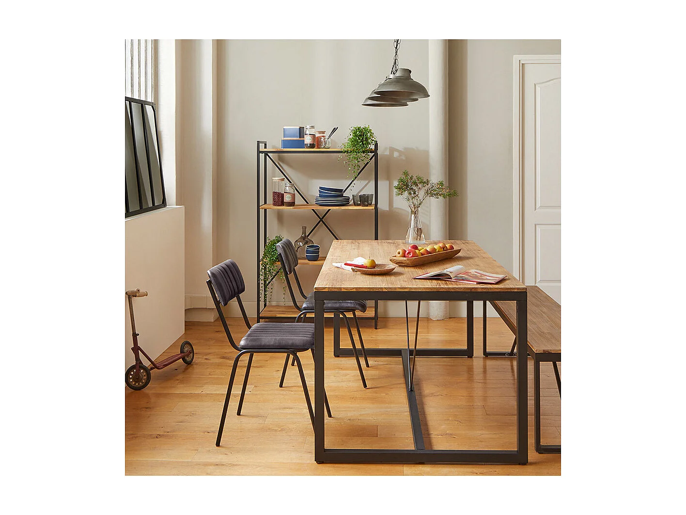 Tabouret "Edena" 46cm Marron